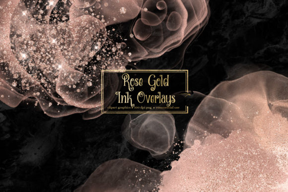 Download Rose Gold Ink Overlays - Rose gold Collection