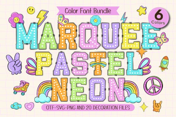 Download Marquee Pastel Neon - Neon Collection