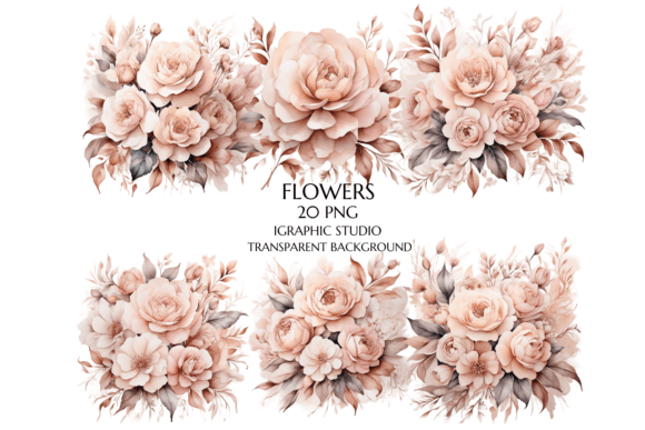 Download Rose Gold Flowers PNG, Pink Flowers Clip - Rose gold Collection